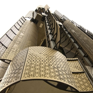 弧形雕花鋁單板